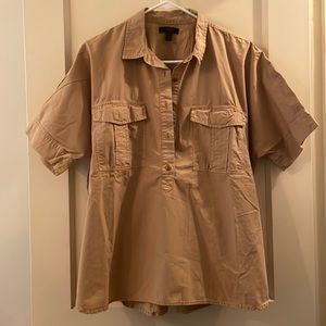 J. Crew cotton Pop-over Shirt